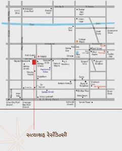 Project Image of 541.11 - 613.01 Sq.ft 2 BHK Apartment for buy in Satyagrah Residency