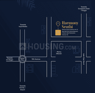 Harmony Sruthi Location Plan 1