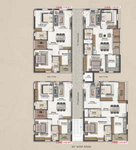 Project Image of 1105.0 - 1360.0 Sq.ft 2 BHK Apartment for buy in Avani Classica