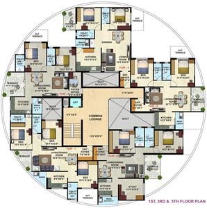 Project Image of 1127.09 - 1309.64 Sq.ft 2 BHK Apartment for buy in Shree Suvastu
