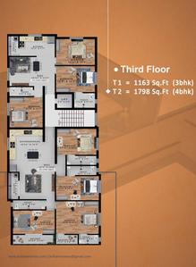 Project Image of 877.0 - 1807.05 Sq.ft 2 BHK Apartment for buy in Avittam Dronachariyar