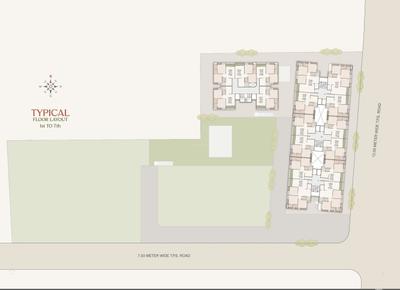 Project Image of 522.59 - 762.73 Sq.ft 2 BHK Apartment for buy in H Square Hayat Park Phase 1