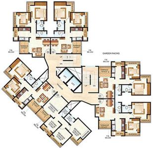 Project Image of 441.0 - 542.0 Sq.ft 1 BHK Apartment for buy in Raunak City Sector IV D5