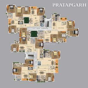 Project Image of 810.0 - 1120.0 Sq.ft 2 BHK Apartment for buy in Rajwada Pebble Bay