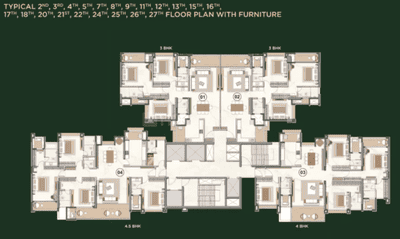 Project Image of 1438.0 - 4627.0 Sq.ft 3 BHK Apartment for buy in Livience Aleenta