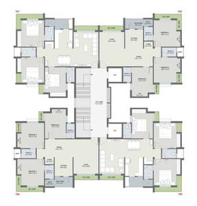 Project Image of 530.55 - 820.32 Sq.ft 2 BHK Apartment for buy in Shyamal Satva