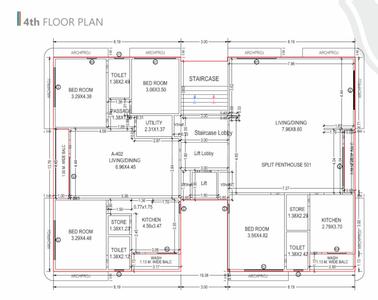 Project Image of 1030.21 - 2320.27 Sq.ft 3 BHK Apartment for buy in Tathastu