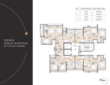 Project Image of 688.0 - 1015.0 Sq.ft 2 BHK Apartment for buy in Arkade Vistas