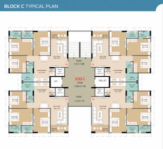 Project Image of 614.51 - 846.8 Sq.ft 2 BHK Apartment for buy in Ridham Karnavati Apartment 7