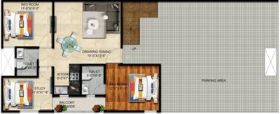 Project Image of 910.0 - 1325.0 Sq.ft 2 BHK Builder Floor for buy in THV Pristine Greens