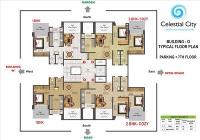 Project Image of 517.96 - 1310.0 Sq.ft 2 BHK Apartment for buy in Pharande Celestial City