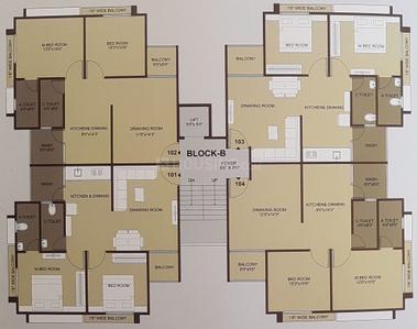 Project Image of 393.42 - 571.67 Sq.ft 1 BHK Apartment for buy in Shreeji River Greens