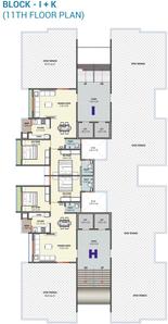 Project Image of 536.26 - 897.39 Sq.ft 2 BHK Apartment for buy in Omkara Dharti Saket Heaven 2