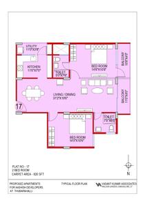 Project Image of 823.0 - 1684.0 Sq.ft 1 BHK Apartment for buy in Aashish A N Reddy Apartment