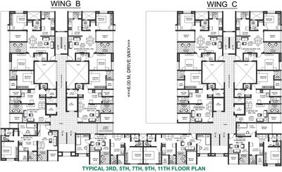 Project Image of 339.0 - 537.0 Sq.ft 1 BHK Apartment for buy in Akruti Vishwa