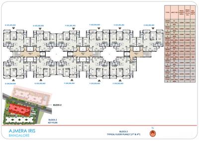 Project Image of 860.0 - 1090.0 Sq.ft 2 BHK Apartment for buy in Ajmera Iris