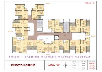 Project Image of 447.0 - 700.0 Sq.ft 1 BHK Apartment for buy in Vedant Kingston Greens