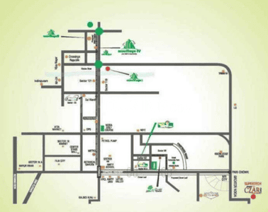 Project Image of 0.0 - 1005.0 Sq.ft 2 BHK Apartment for buy in Supertech Garden Homes
