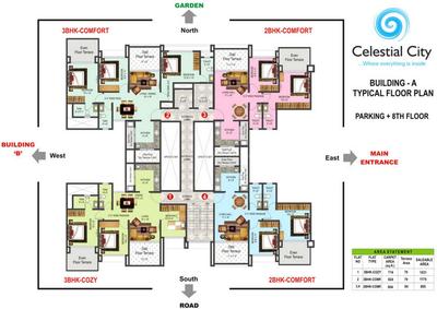 Project Image of 517.96 - 1310.0 Sq.ft 2 BHK Apartment for buy in Pharande Celestial City