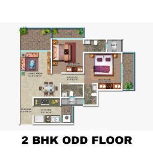 Project Image of 0.0 - 448.0 Sq.ft 1 BHK Apartment for buy in Shanti The Cennet