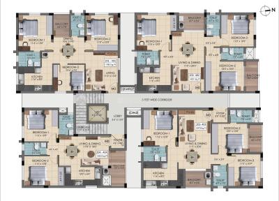 Project Image of 624.31 - 820.32 Sq.ft 2 BHK Apartment for buy in Sai Harmony