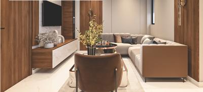 Priyanshi Heights Living Area 1