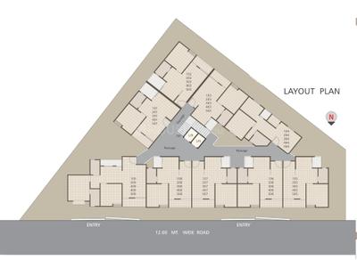 Project Image of 485.0 - 765.0 Sq.ft 1 BHK Apartment for buy in Samruddhi Residency 1