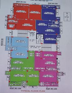 Eastern Gokul Residency Add/Edit/Delete Tower Detail ( Gokul residency) Cluster Plan from 1st to 2nd Floor 1