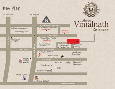 Project Image of 501.28 - 554.77 Sq.ft 2 BHK Apartment for buy in Shree Vimalnath Residency