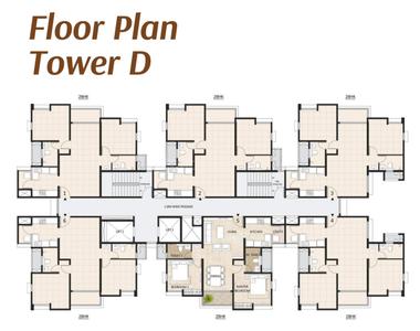Project Image of 751.22 - 1013.86 Sq.ft 2 BHK Apartment for buy in Mahindra Lakewoods Towers D E
