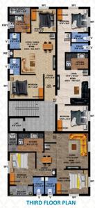 Project Image of 1270.0 - 1356.0 Sq.ft 3 BHK Apartment for buy in GCC Sakthi And Sivam