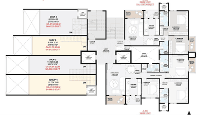 Project Image of 1172.26 - 1764.05 Sq.ft 2 BHK Apartment for buy in Ashok Elite