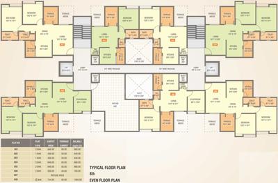 Project Image of 349.0 - 634.0 Sq.ft 1 BHK Apartment for buy in Zenith Utsav Residency Phase I