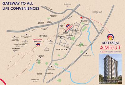Project Image of 640 Sq.ft 2 BHK Apartment / Flat for sale in Ghatkopar East for Rs. 16000000