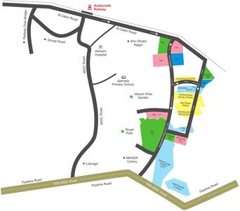 Project Image of 746 Sq.ft 1 BHK Apartment / Flat for sale in Ambernath East for Rs. 2400000