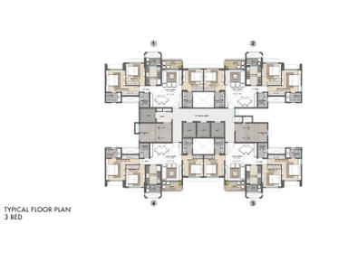 Project Image of 1113.0 - 2498.0 Sq.ft 3 BHK Apartment for buy in Lodha Opulis