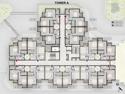 Project Image of 692.0 - 741.0 Sq.ft 1 BHK Apartment for buy in BCD Emprasa