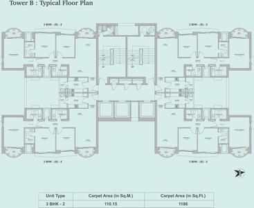 Project Image of 636.0 - 1734.0 Sq.ft 2 BHK Apartment for buy in Tata Aveza