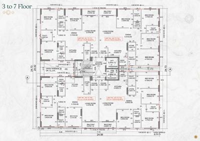 Project Image of 1244.85 - 1393.28 Sq.ft 3 BHK Apartment for buy in Neeldev Shivalaya 24