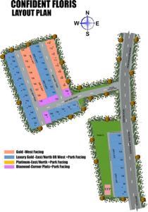 Project Image of 1200.0 - 2400.0 Sq.ft Residential Plot Plot for buy in Confident Floris