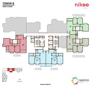 Project Image of 459.0 - 2488.0 Sq.ft 1 BHK Apartment for buy in Bhartiya Nikoo Homes 4