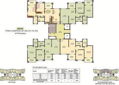 Project Image of 1080 Sq.ft 2 BHK Apartment / Flat for sale in Mohammed Wadi for Rs. 6050000