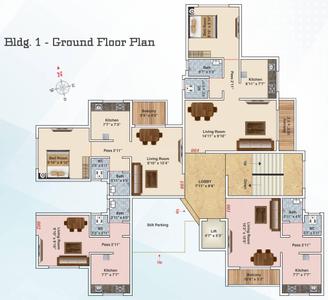 Project Image of 273.0 - 650.0 Sq.ft 1 RK Apartment for buy in KPS Park