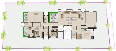 New Front Janaki Janaki Cluster Plan from 1st to 7th Floor 1