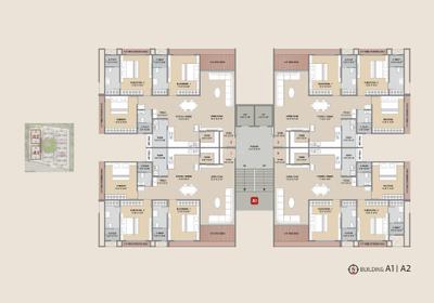 Project Image of 1347.0 - 1402.0 Sq.ft 3 BHK Apartment for buy in Atlanta Aristaa