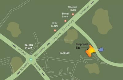 Project Image of 650 Sq.ft 1.5 BHK Apartment / Flat for sale in Daighar Gaon for Rs. 10200000