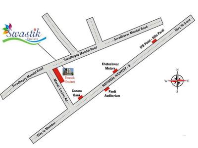 Project Image of 623.23 - 675.97 Sq.ft 2 BHK Apartment for buy in Swastik Enclave