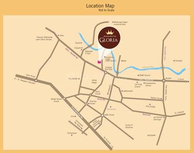 Project Image of 380.29 - 560.15 Sq.ft 1 BHK Apartment for buy in MKR Bhagirati Gloria