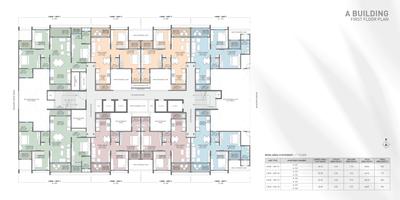 Project Image of 587.71 - 935.92 Sq.ft 2 BHK Apartment for buy in JN AA Privilege