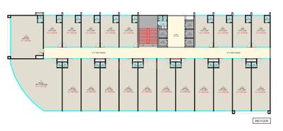 Project Image of 318.83 - 784.47 Sq.ft 1 RK Apartment for buy in Seksaria Shantiban Skylar